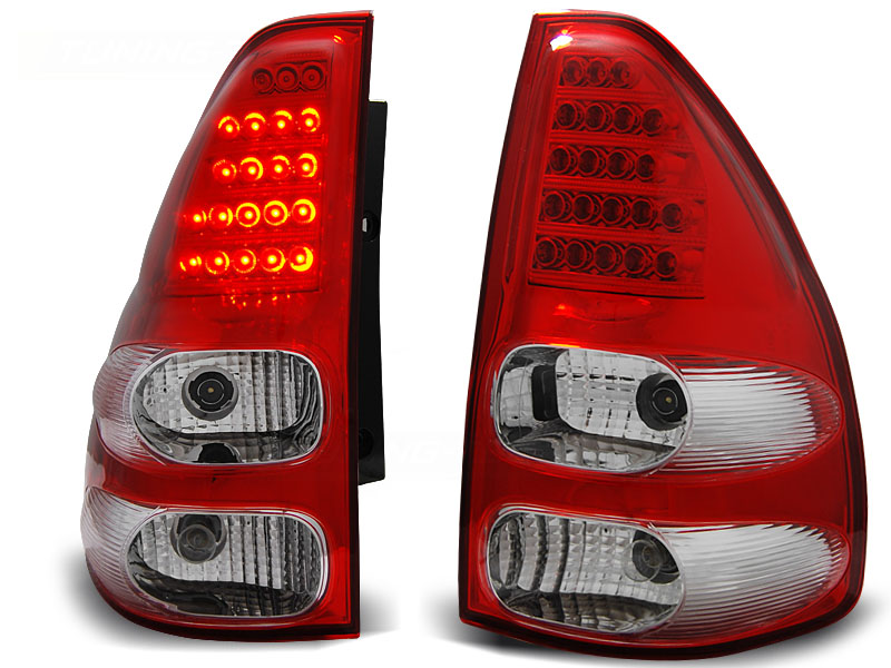 Luces traseras Toyota Land cruiser 07-08 LED rojo
