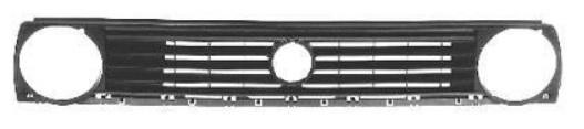 grille, 08/1987-VW Golf 2, 1983-1991