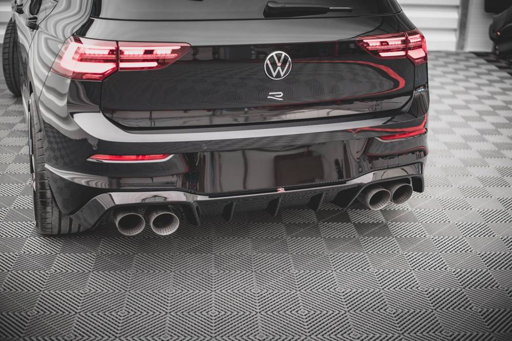 Diffuser V.1 Volkswagen Golf 8 R Maxton Glans Zwart