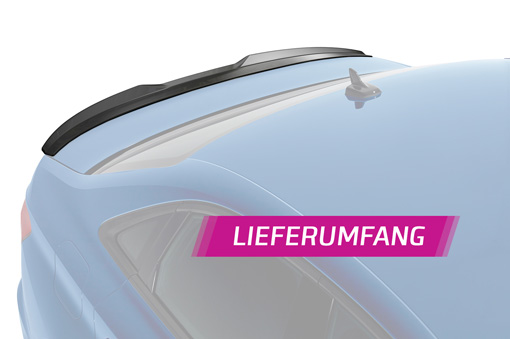 Spoiler Audi A3 Limousine (8Y) CSR glans Zwart