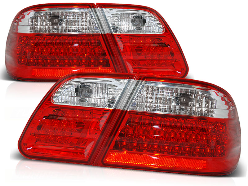 Luces traseras Mercedes E-Class W210 95-02 LED rojo/blanco