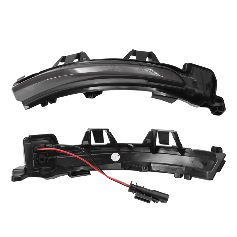 Set LED Zijspiegel-Knipperlichten  Volvo diverse modellen 2016- - Rookgrijs - incl. Dynamic Running Light