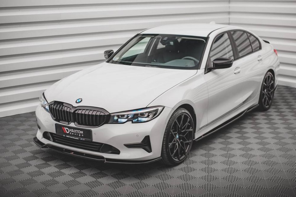Voorspoiler BMW 3 Serie G20 V1 Gloss Black