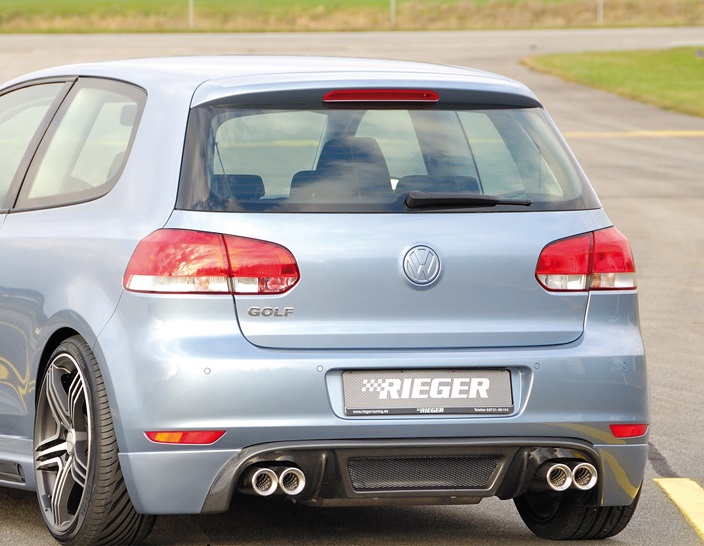 Achteraanzet VW Golf VI Rieger Carbon Duplex
