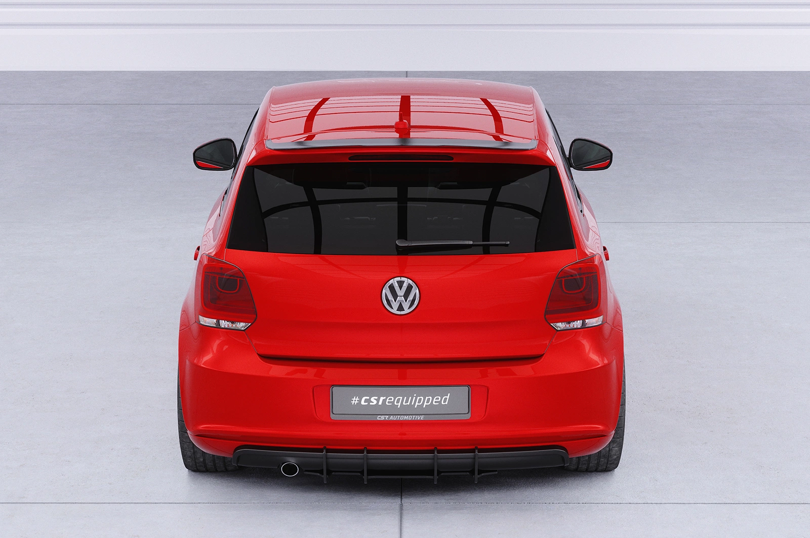 Achterspoiler VW Polo V (Typ 6R) GTI / R-Line Glans Zwart – CSR Automotive – 03/2009–03/2014