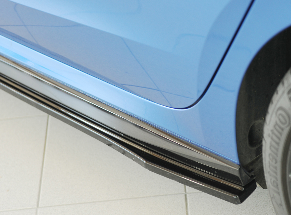 Zijskirts Škoda Fabia (PJ) Monte Carlo – 06/2021 glans zwart