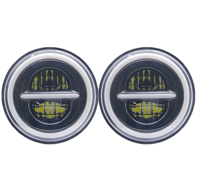 Faros VW Golf I / II / Kafer / Jeep Wrangler / Defender Full LED