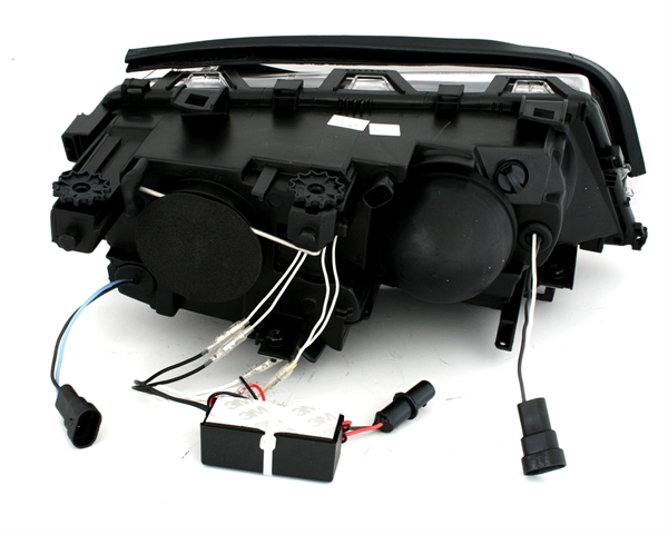 Faros BMW E46 coupe/cabrio Angel Eyes negro