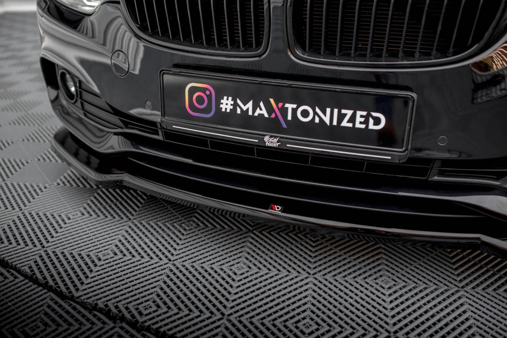 Voorspoiler V.1 BMW 4 Gran Coupe F36 2014 - 2017 Maxton Glans Zwart