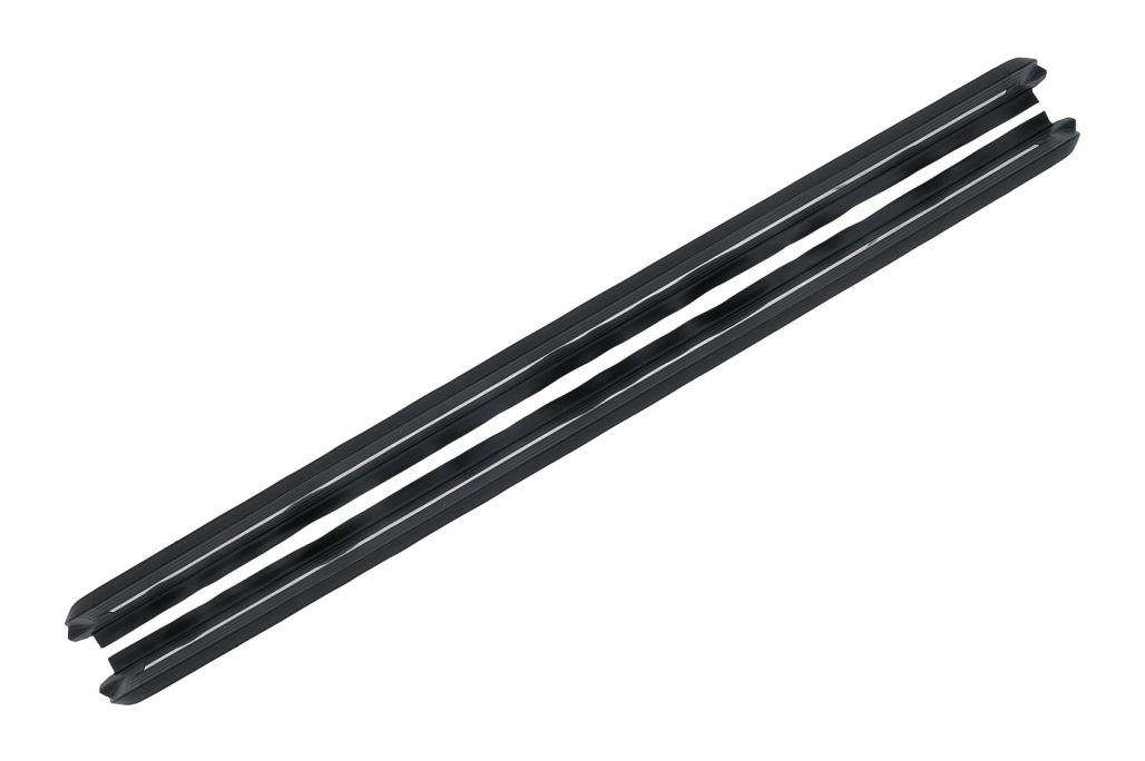 Treeplanken voor Mercedes V-Klasse W447 14-23 kort aluminium zwart