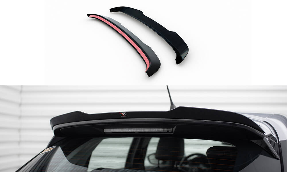 Spoiler Opel Corsa F Maxton Glans Zwart