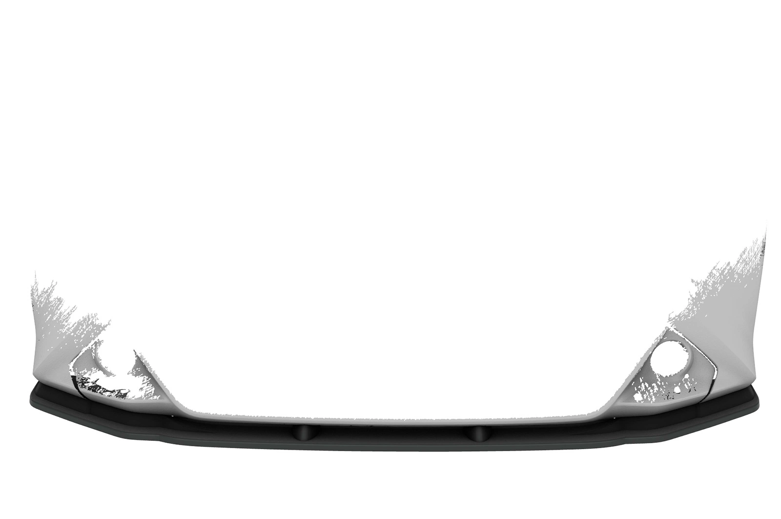 Voorspoiler Toyota Aygo 2 Facelift Glans Zwart van CSR Automotive (2018-)