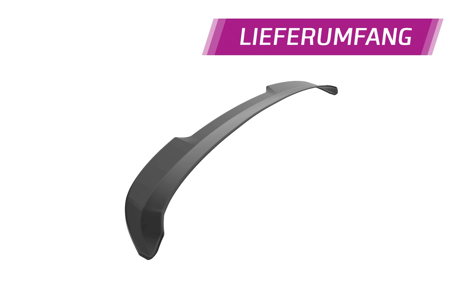 Achterspoiler Renault Captur II glans zwart CSR