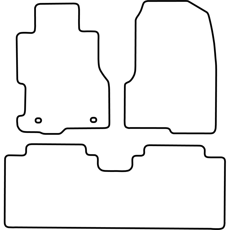 Automatten Velours  Honda Civic 5 deurs 2001-2004