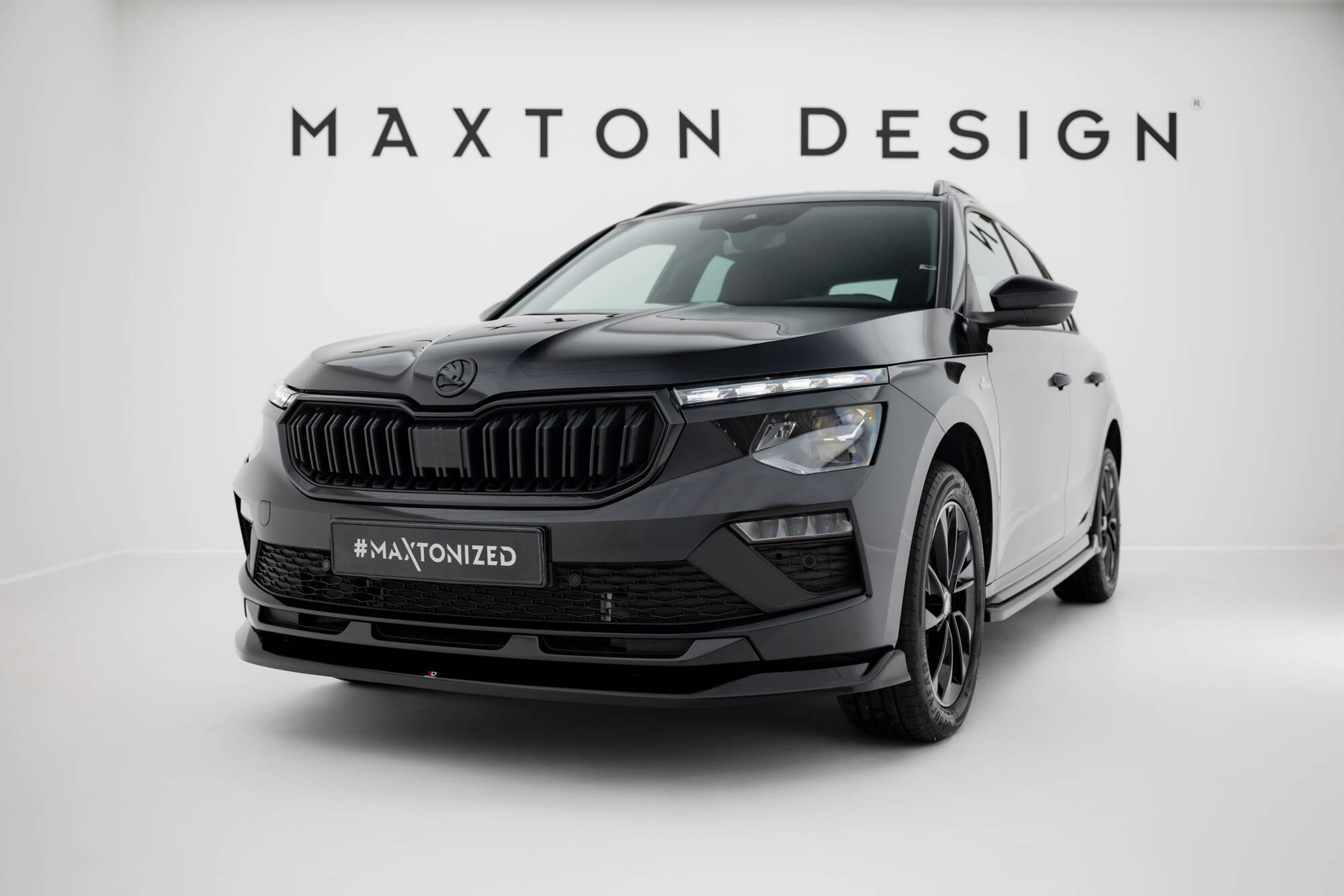 Bodykit Skoda Kamiq Monte Carlo MK1 Facelift Maxton Glanzend zwart