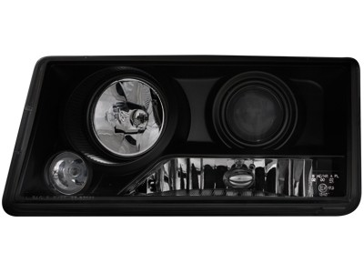 Faros Mercedes W201 190E 82-93 negro