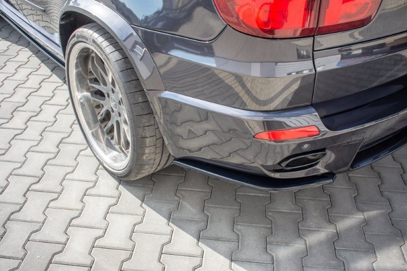 Achterzij Spoilers BMW X5 E70 Facelift M-Pack Glanzend Zwart