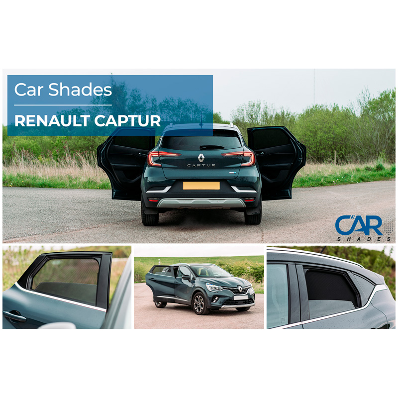 Set Car Shades (achterportieren)  Renault Captur II 5 deurs 2020- (2-delig)