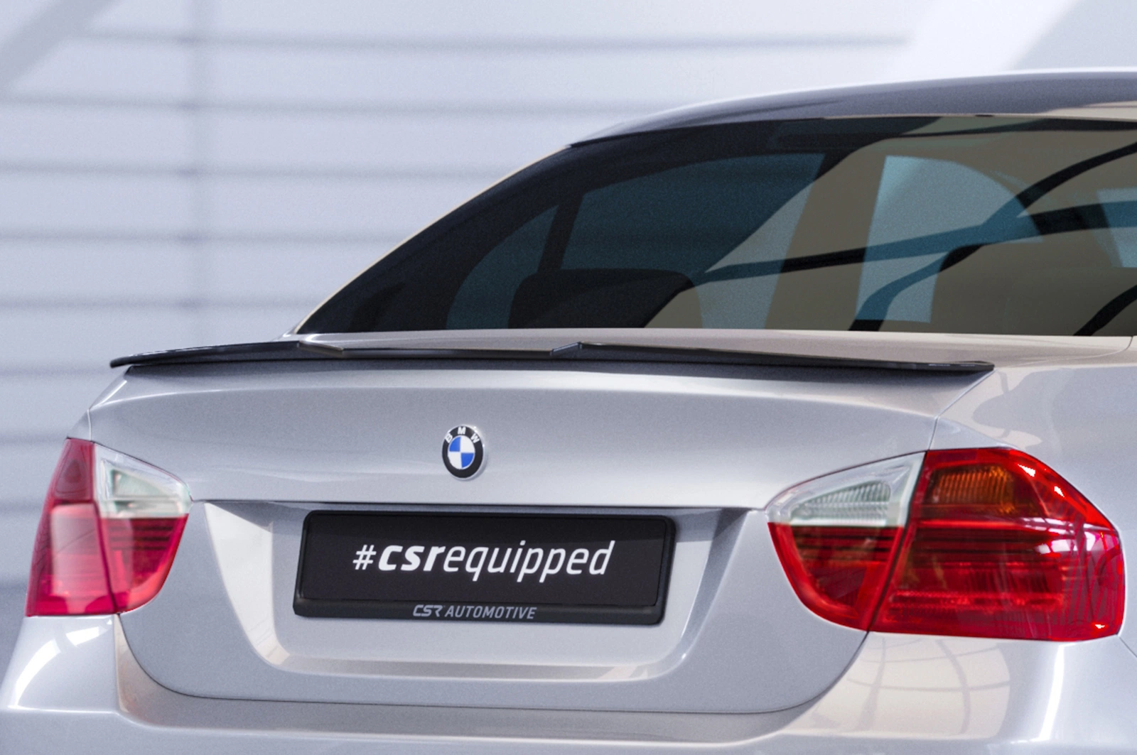 Achterspoiler BMW 3er E90 Limousine Glans Zwart van CSR Automotive (01/2005-10/2011)