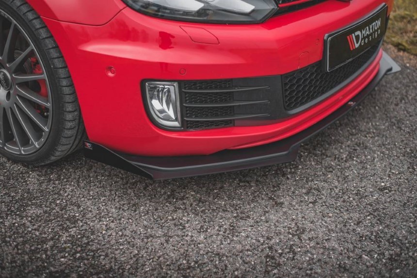 Opzetstuk voorspoiler VW Golf 6 GTI Maxton Design duurzaam