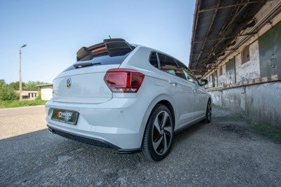 Spoileropzetstuk VW Polo MK6 GTI Glans Zwart Maxton