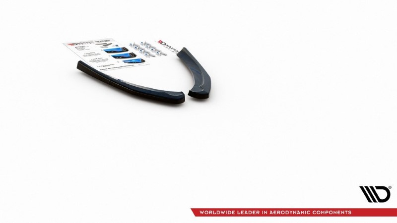Achterzij Spoilers Fiat 124 Spider Abarth Glanzend Zwart