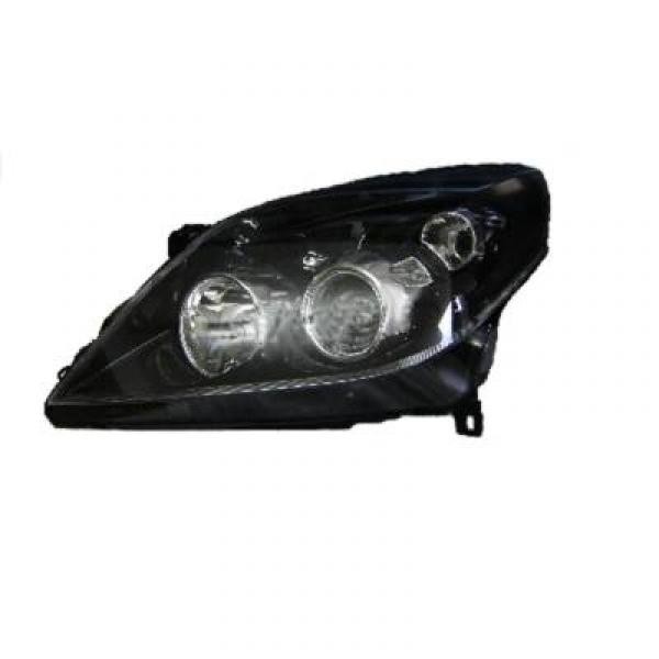 Koplamp links VECTRA 05-08 HELDERGLAS/ZWART