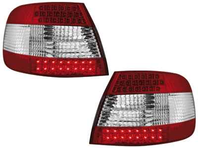 Luces traseras Audi A4 Limousine 95-01 LED rojo/blanco