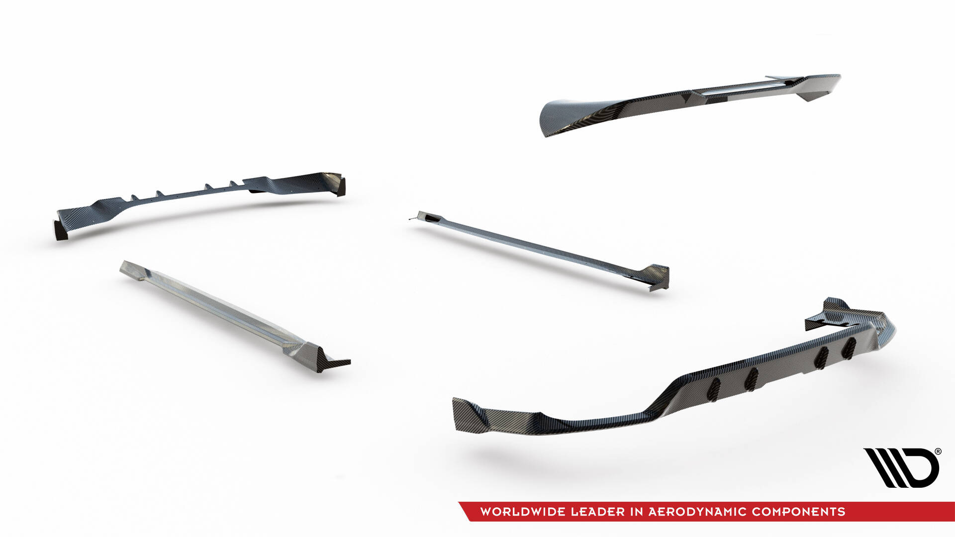 Carbon Fiber Bodykit BMW X5 M-Pack G05 Facelift Maxton Glanzend zwart