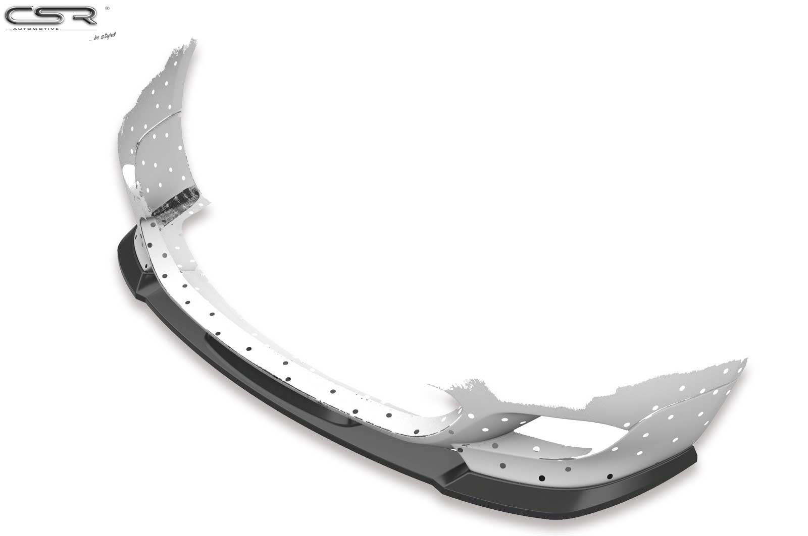 Voorspoiler BMW 5er E60/E61 M-Paket CSR glans zwart – 06/2003–05/2010