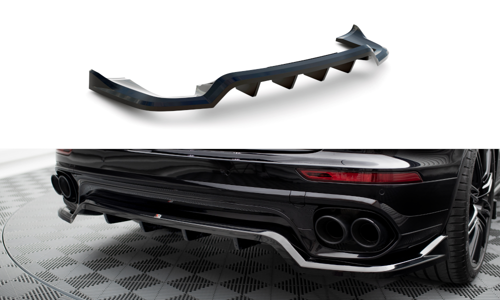 Diffuser Porsche Cayenne FL MK2 Maxton Glans Zwart