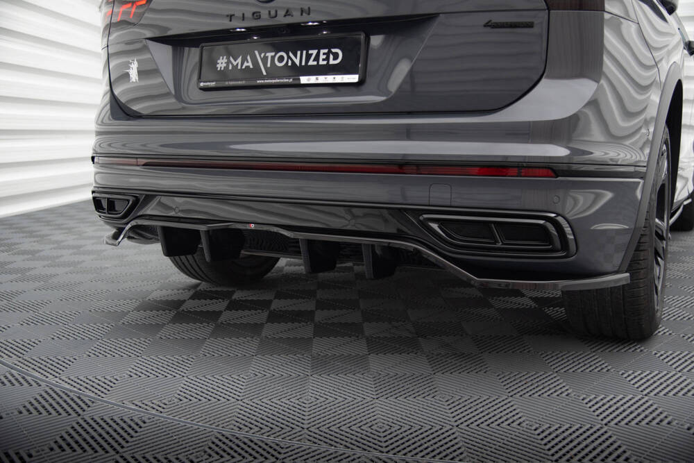 Diffuser Volkswagen Tiguan R-Line FL Maxton Glans Zwart