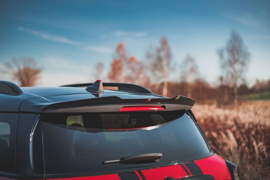 Dakspoiler Mini Countryman F60 Maxton Design glans zwart