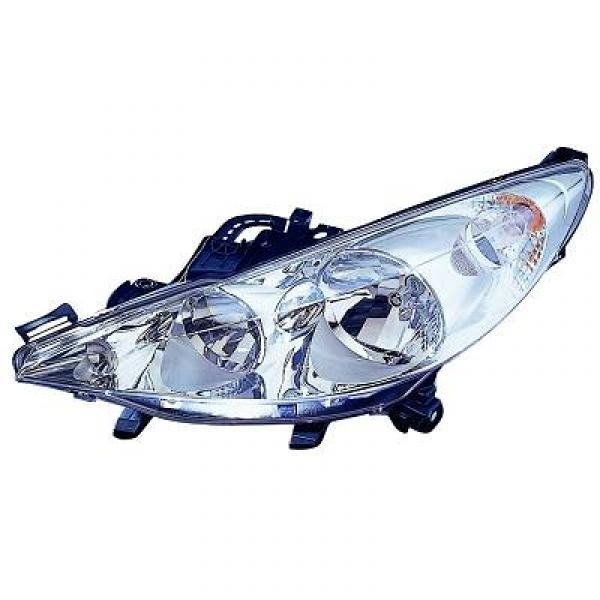Koplamp links P 207 06-09 VALEO H7+H1
