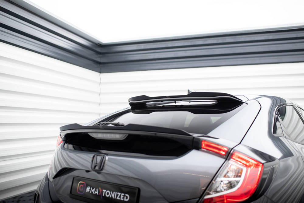 Dakspoiler Honda Civic Sport 2020 - 2023 Maxton Glans Zwart