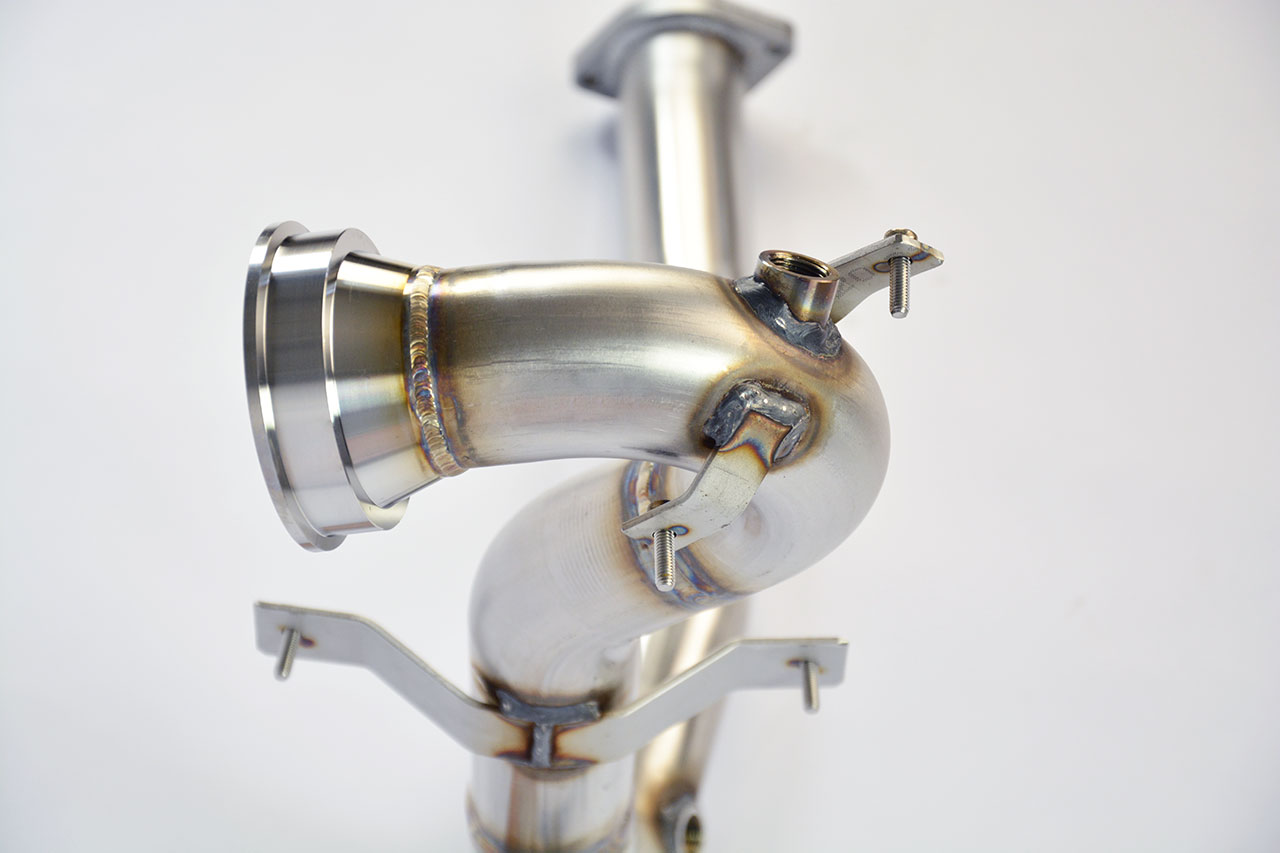 595 ABARTH 1.4T "Competizione" (180 Hp) (Ø65 with valve) 2016 Turbo downpipe kit (Replaces catalytic