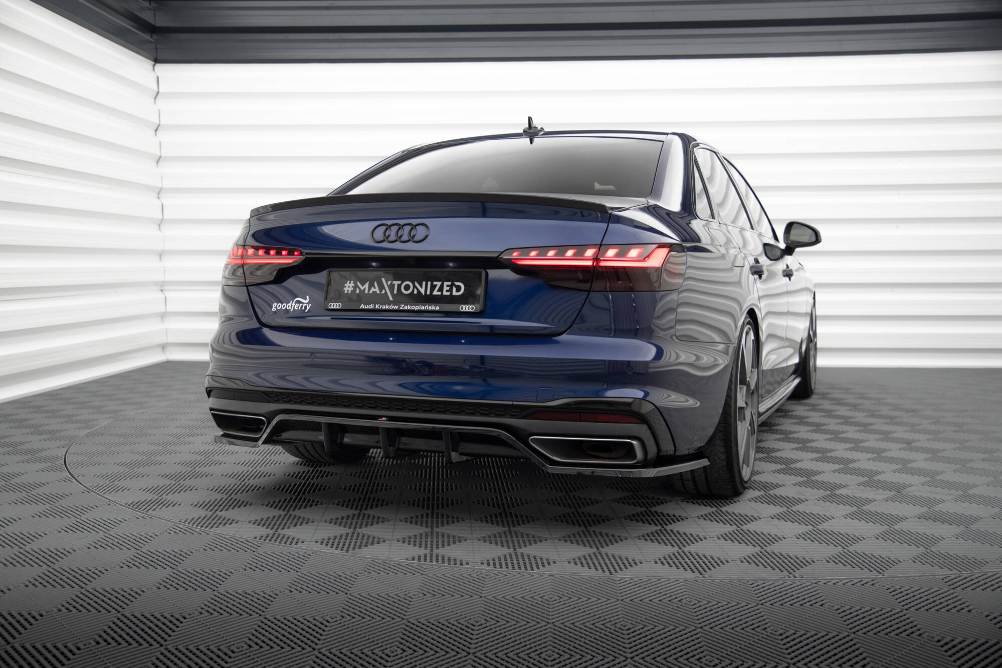 Achterdiffuser Audi A4 S-Line B9 Facelift 2019–2024 van Maxton Design V.2