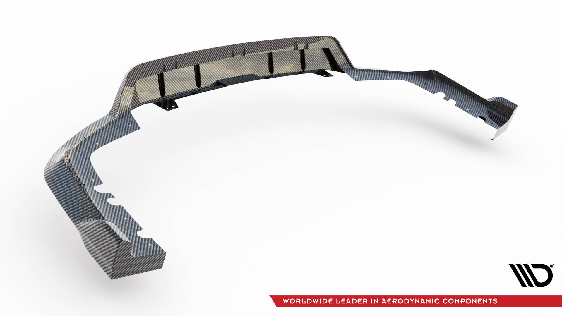Carbon Fiber Achter Diffuser BMW X5 M-Pack G05 Facelift Maxton Glanzend zwart