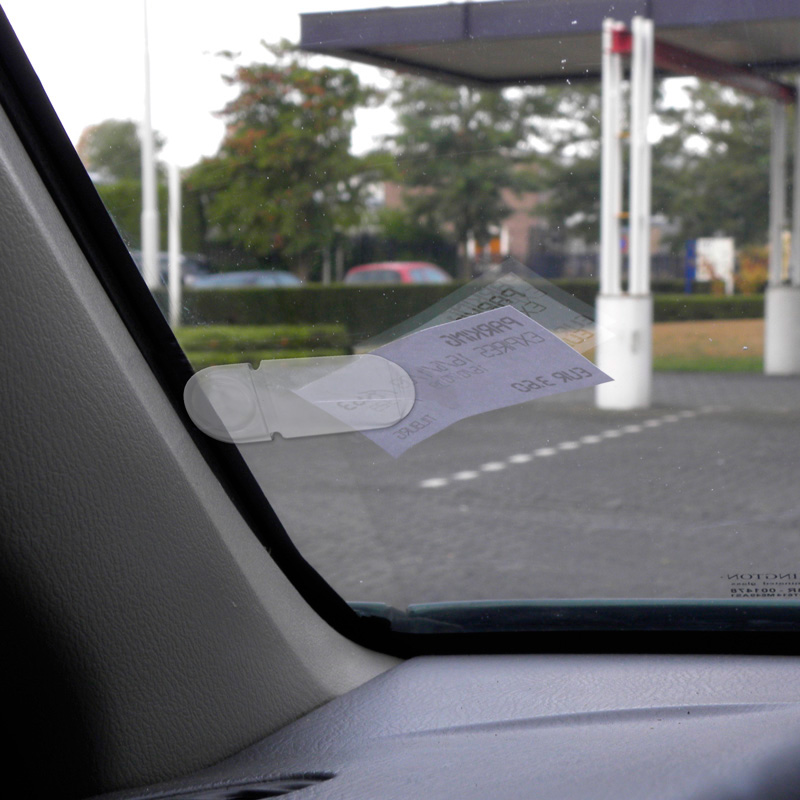 Carpoint Parkeerkaarthouder Transparant