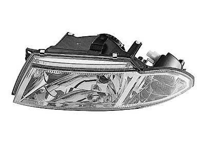 koplamp, H4, elektr verstelb, zwart, links, 06/1999-Mitsubishi C