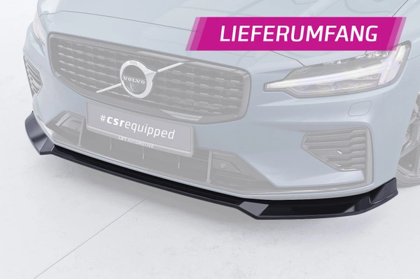 Voorspoiler | Bekerspoilerlip voor Volvo S60 (3.Gen)