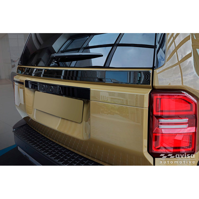 Avisa Zwart Chroom RVS Kofferbak Sierlijst  Toyota Landcruiser (J25) 2024-