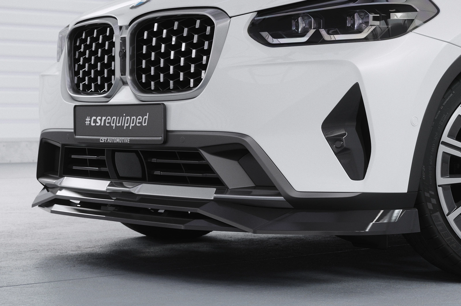 Voorspoiler BMW X4 (G02) Glans Zwart (08/2021–) CSR