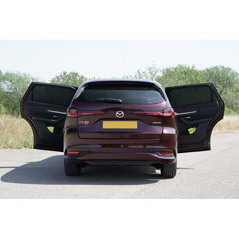 Set Car Shades (achterportieren)  Mazda CX-80 2024- (2-delig)