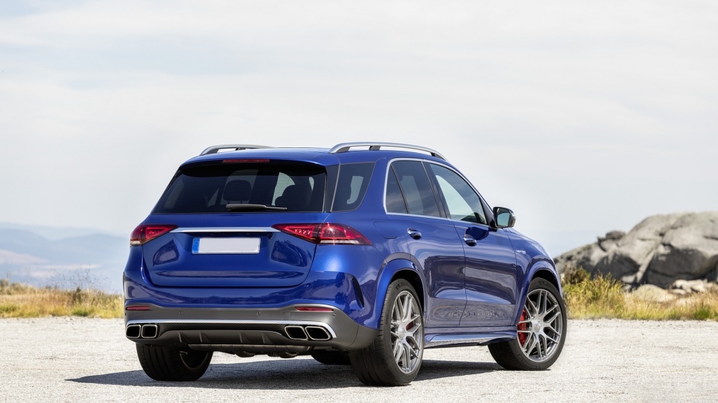 Diffusor Mercedes GLE W167 SUV 2019- GLE63 Look Uitlaat sierstukken