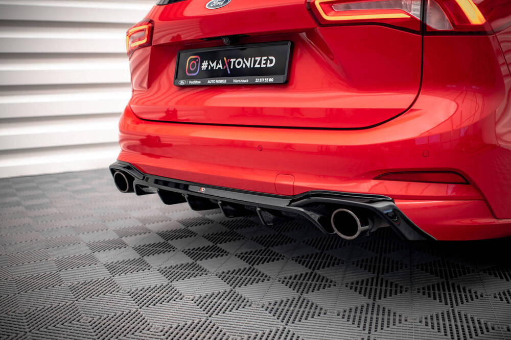 Diffuser V.2 Ford Focus Estate ST-Line Maxton Glans Zwart