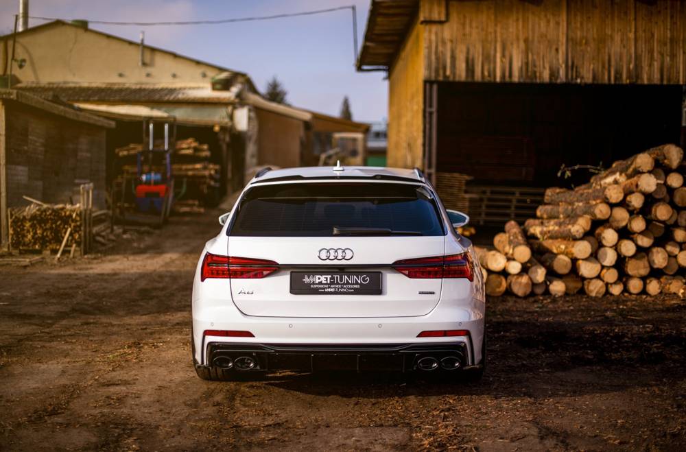Diffuser Audi A6 C8 S-Line Maxton Glans Zwart Zwarte Sierstukken