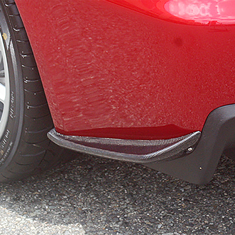 Chargespeed Achterbumperskirts (Corners)  Mitsubishi Lancer Evo X CZ4A Bottomline (FRP)