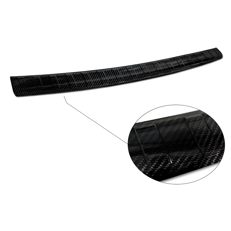 Echt 3D Carbon Achterbumperprotector  Honda Jazz Crosstar Hybrid 2020- 'Ribs'
