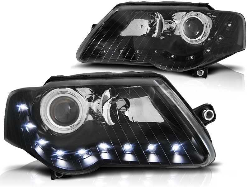 Faros VW Passat 3C Los ojos del Diablo Dayline negro
